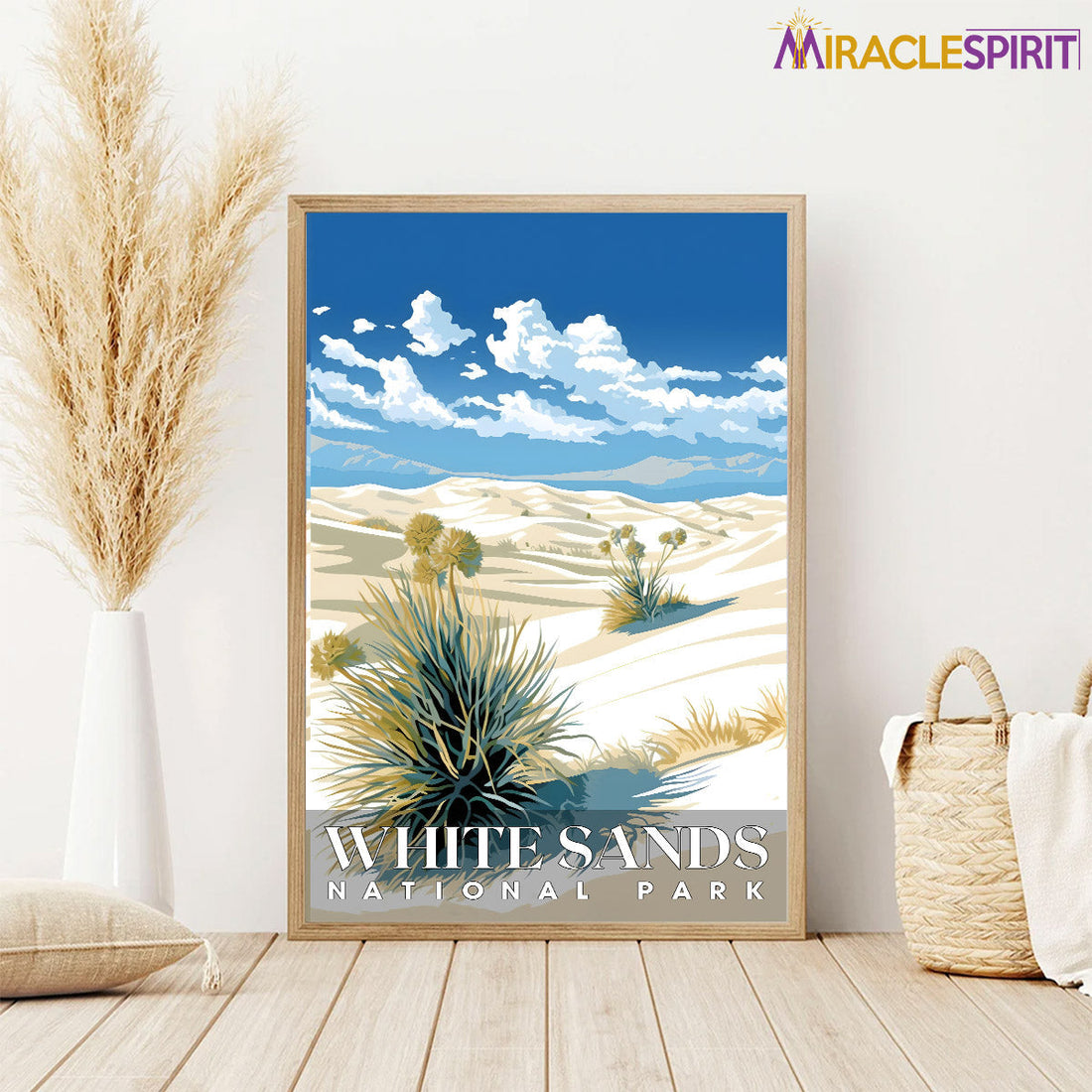 White Sands National Park, National Parks Wall Poster