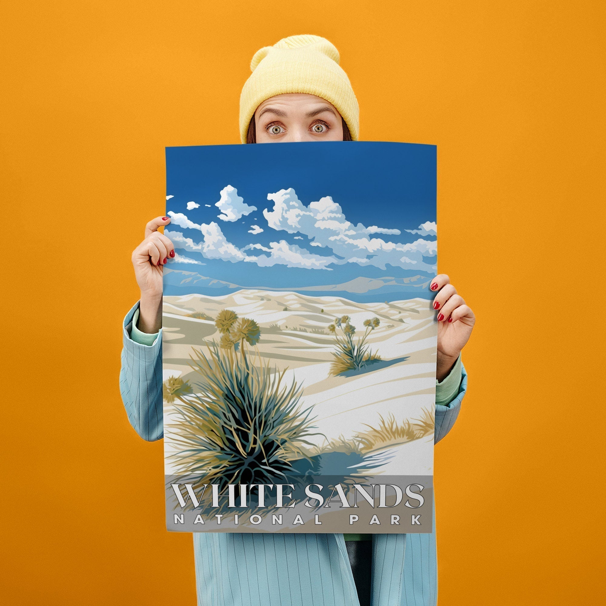 White Sands National Park, National Parks Wall Poster