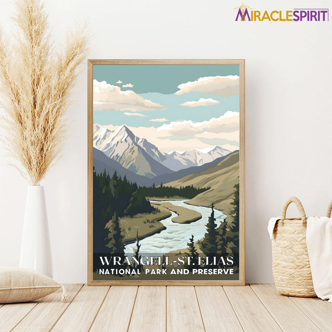 Wrangell-St Elias National Park, National Parks Wall Poster