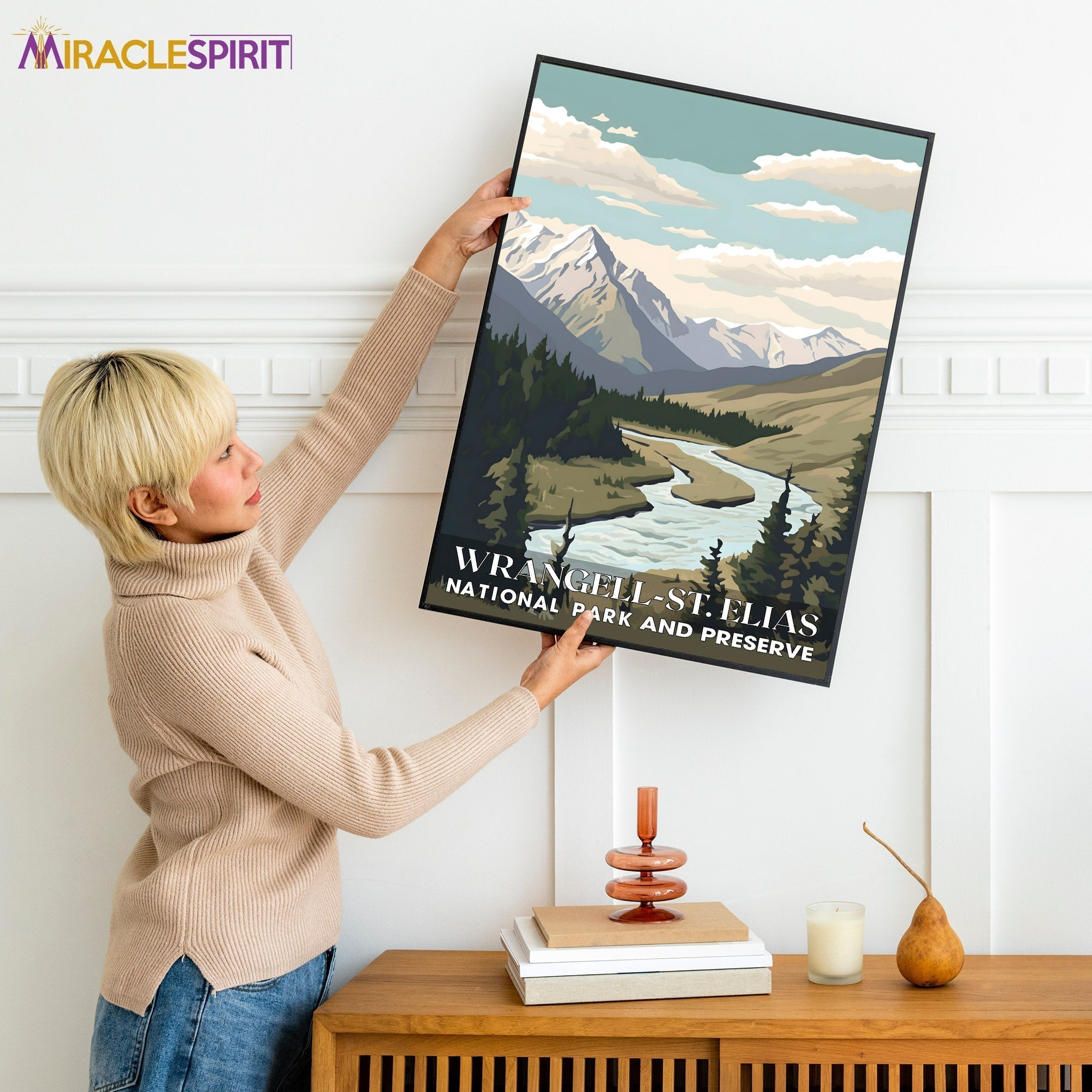Wrangell-St Elias National Park, National Parks Wall Poster