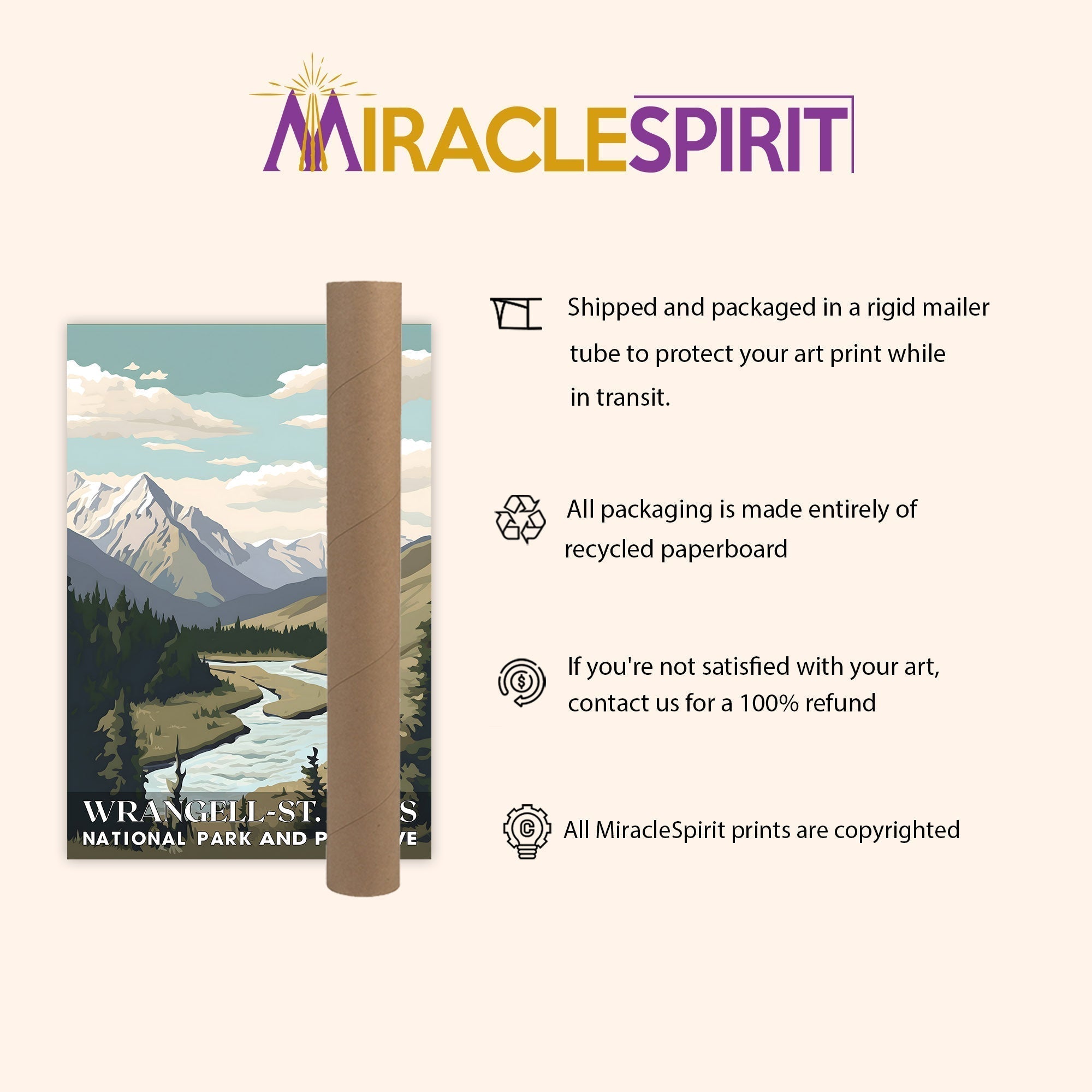 Wrangell-St Elias National Park, National Parks Wall Poster