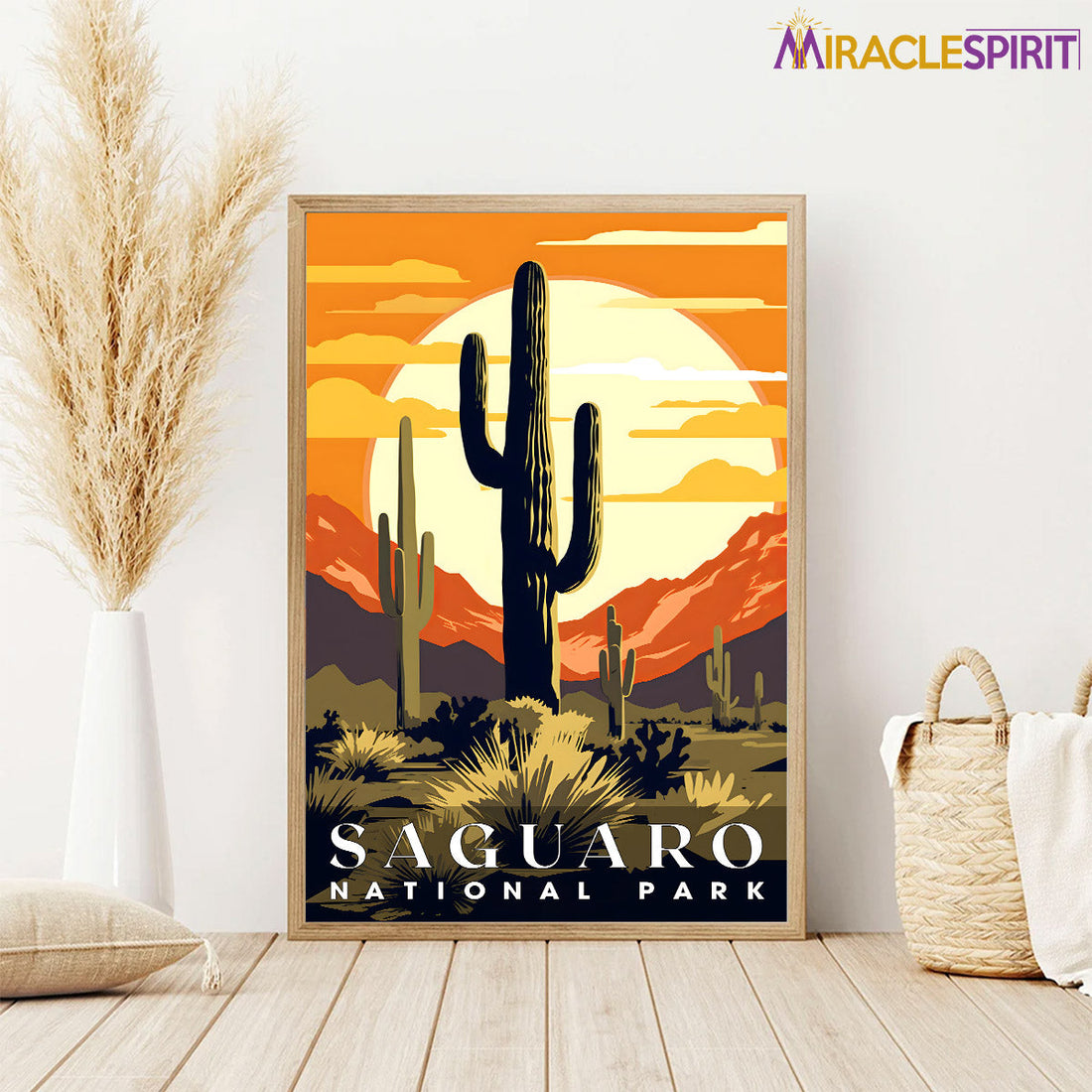 Saguaro National Park, National Parks Wall Poster